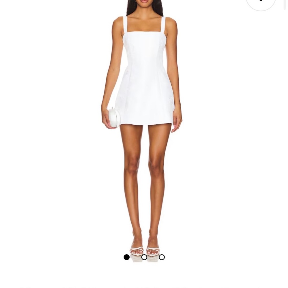 V. Chapman White Mini Dress